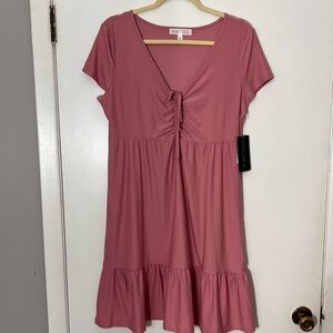 Planet Gold dusty rose color women’s dress size XL NWT